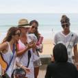 Les Anges de la télé-réalité 6 : les candidats en plein tournage à Sydney, le 20 janvier 2014