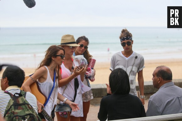 Les Anges de la télé-réalité 6 : les candidats en plein tournage à Sydney, le 20 janvier 2014