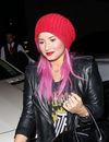 Demi Lovato : arrivée au restaurant Craig's pour une dîner avec Selena Gomez, le 23 janvier 2014 à Los Angeles