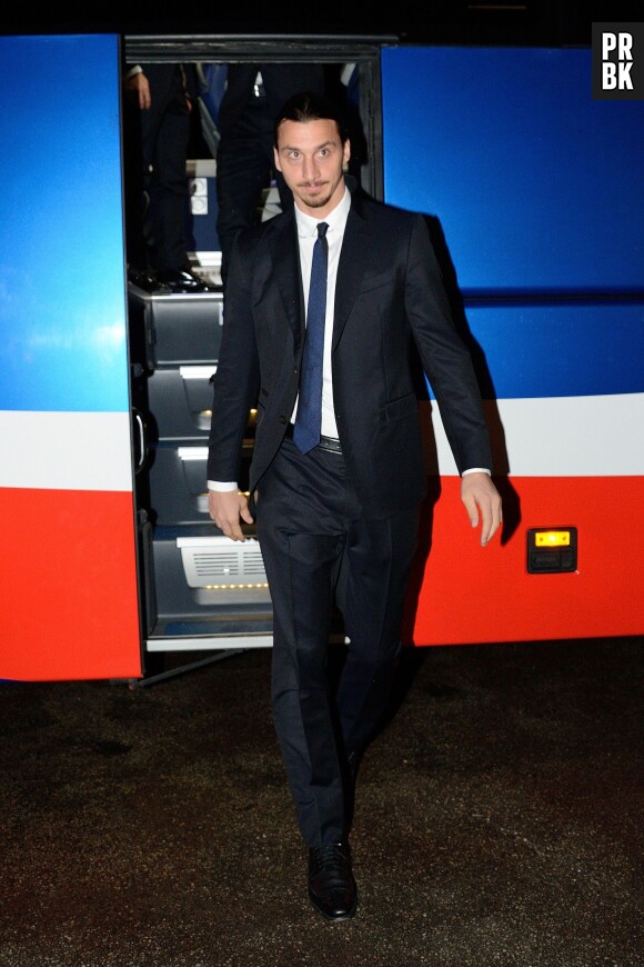 Zlatan Ibrahimovic au dîner de la Fondation PSG, le 28 janvier 2014 à Paris