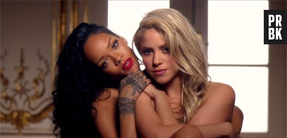 Shakira et Rihanna dans le clip de Can't Remember to Forget You