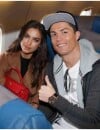Cristiano Ronaldo et Irina Shayk en route pour Zurich et la cérémonie du Ballon d'or 2013, le 13 janvier 2014