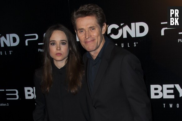 Ellen Page heureuse d'être à la soirée de lancement du jeu Beyond Two Souls le 2 octobre 2013