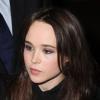 Ellen Page contente de se trouver à la soirée de lancement du jeu Beyond Two Souls le 2 octobre 2013