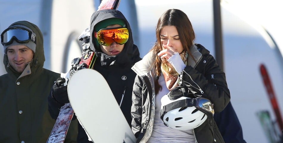 Harry Styles et Kendall Jenner lors de vacances au ski en janvier 2014