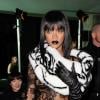 Rihanna en mode femme fatale au défilé de Jean-Paul Gaultier, le 1er mars 2014 à Paris