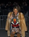 Anna Dello Russo au défilé Givenchy pendant la Fashion Week de Paris, le 2 mars 2014