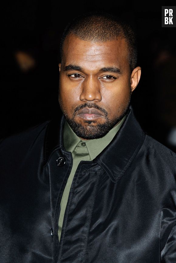 Kanye West au défilé Givenchy pendant la Fashion Week de Paris, le 2 mars 2014