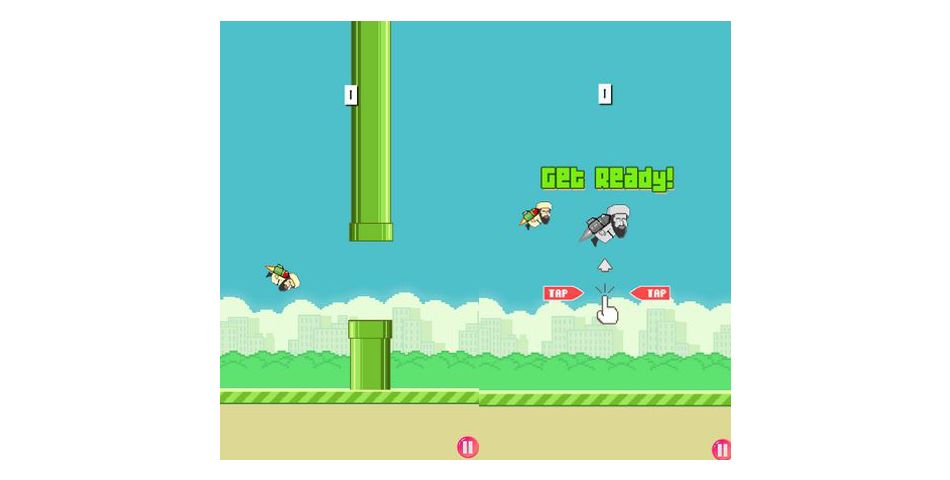 Flappy Osama, l&#039;une des nombreuses copies de Flappy Bird