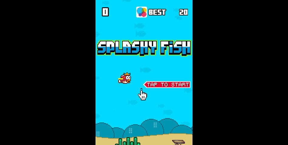 Splashy Bird sur iOS et Android : l&#039;une des copies de Flappy Bird apparue après sa disparition