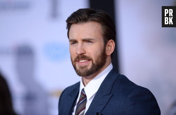 Chris Evans à l'avant-première de Captain America 2 le 13 mars 2014