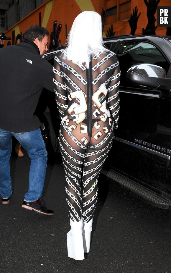 Lady Gaga enchaîne les tenues pour son anniversaire le 28 mars 2014 à New York
