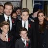 La famille Beckham à l'avant-première du film "The Class of 92", le 1er décembre 2013