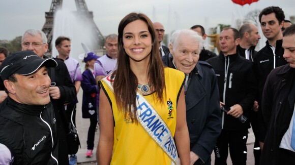 Marine Lorphelin : ex-Miss France souriante et engagée pour la Course du Coeur