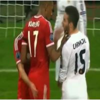 Franck Ribéry se lâche et donne une gifle pendant Bayern Munich VS Real Madrid