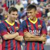 Neymar et Lionel Messi, duo de choc du FC Barcelone