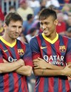  Neymar et Lionel Messi, duo de choc du FC Barcelone 