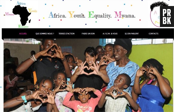 Ayem a crée Africa Youth Equality Mwana, son association huminataire qui vient en aide aux orphelins du Gabon