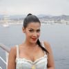 Ayem Nour pour la soirée Reebok à la Villa Schweppes à Cannes, le 17 mai 2014