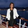 Karine Le Marchand pour la soirée Reebok à la Villa Schweppes à Cannes, le 17 mai 2014