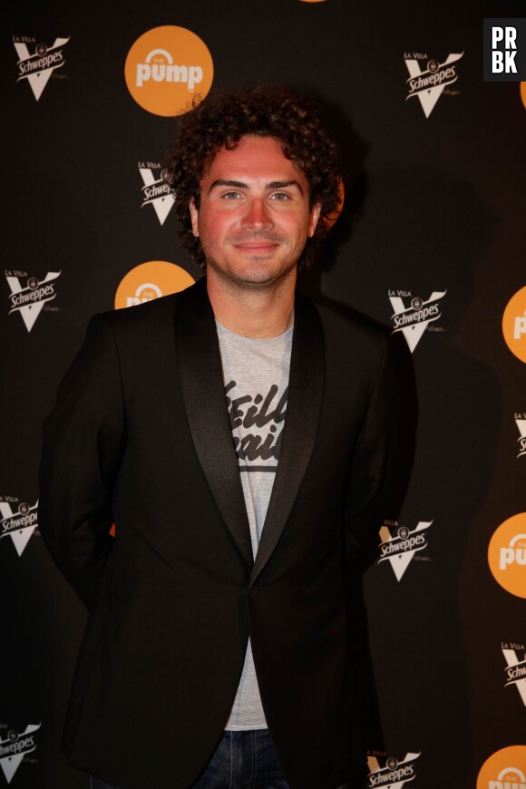 Maxime Musqua pour la soirée Reebok à la Villa Schweppes à Cannes, le 17 mai 2014