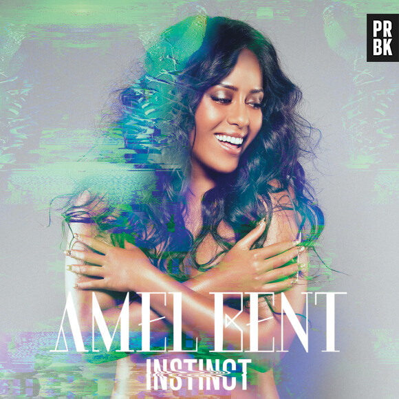Amel Bent : la pochette "topless" de son album Instinct, dans les bacs le 24 février 2014