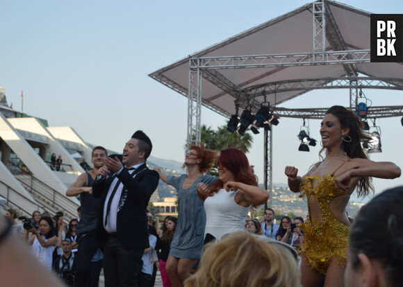 Danse avec les Stars : Chris Marques et les danseurs au Festival de Monte Carlo le 8 juin 2014