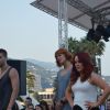 Danse avec les Stars : Yann-Alrick Mortreuil, Fauve Hautot, Jaclyn Spencer et Silvia Notargiacomo au Festival de Monte Carlo le 8 juin 2014