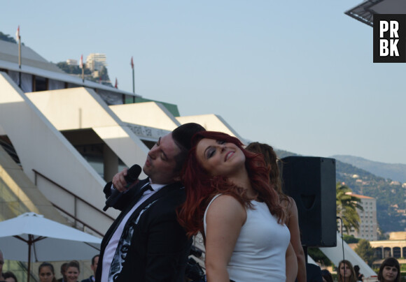Danse avec les Stars : Fauve Hautot, Silvia Notargiacomo et Yann-Alrick Mortreuil au Festival de Monte Carlo le 8 juin 2014