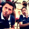 Christophe Beaugrand et Florian Gazan soutiennent l'Equipe de France de football