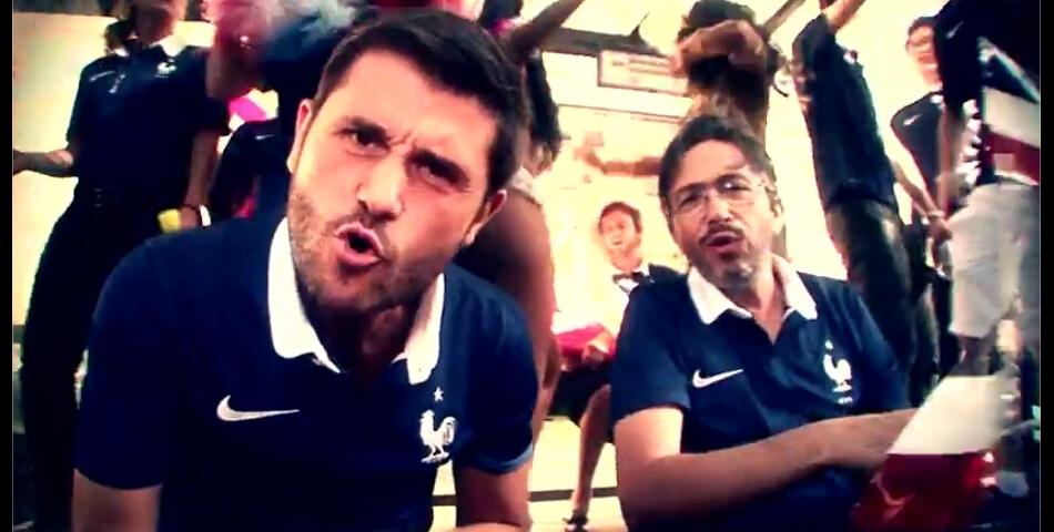 Christophe Beaugrand et Florian Gazan soutiennent l&#039;Equipe de France de football