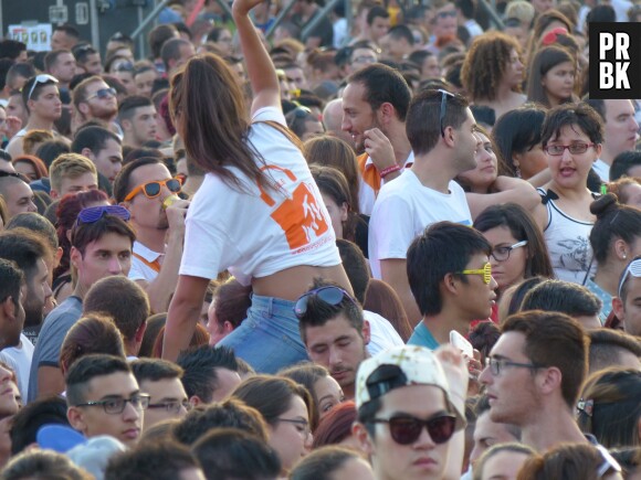 Le public du festival Isle of MTV à Malte, le 25 juin 2014