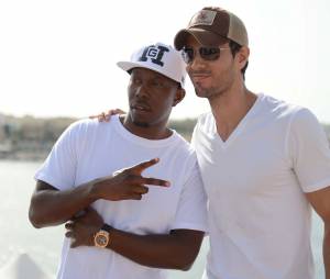 Dizzee Rascal et Enrique Iglesias au festival Isle of MTV à Malte, le 25 juin 2014