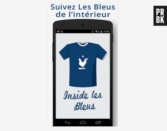 Inside Les Bleus : l'appli pour suivre l'équipe de France sur les réseaux sociaux