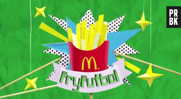 McDonald's rejoue les matchs de la Coupe du Monde 2014 avec ses frites