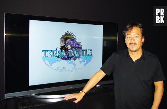 Hironobu Sakagushi à l'exposition VideoGameStory de Paris, le 3 juillet 2014