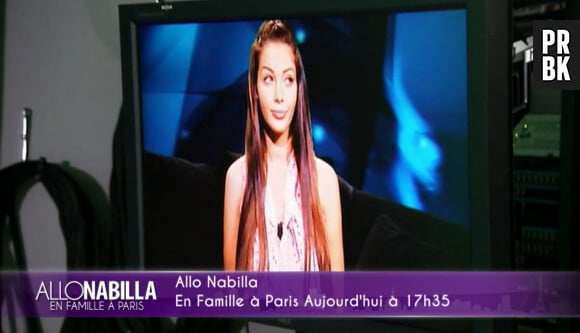 Nabilla Benattia à la télévision dans Allo Nabilla