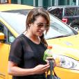 Lea Michele de retour à New York après ses vacances en Italie le 23 juillet 2014