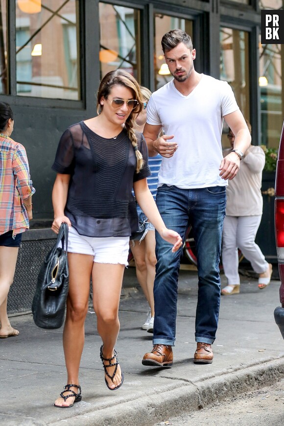 Lea Michele : de retour à New York avec Matthew Paetz le 23 juillet 2014