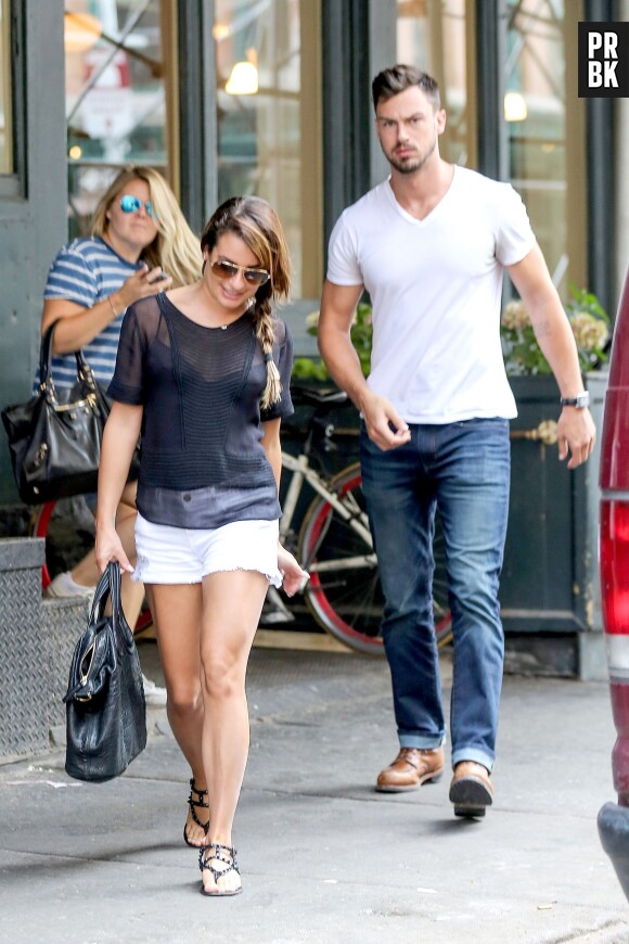 Lea Michele et Matthew Paetz de retour à New York le 23 juillet 2014