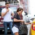Lea Michele et Matthew Paetz à New York le 23 juillet 2014