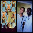 Omar Sy et Stromae réunis sur scène aux Arènes de Nîmes, le 24 juillet 2014