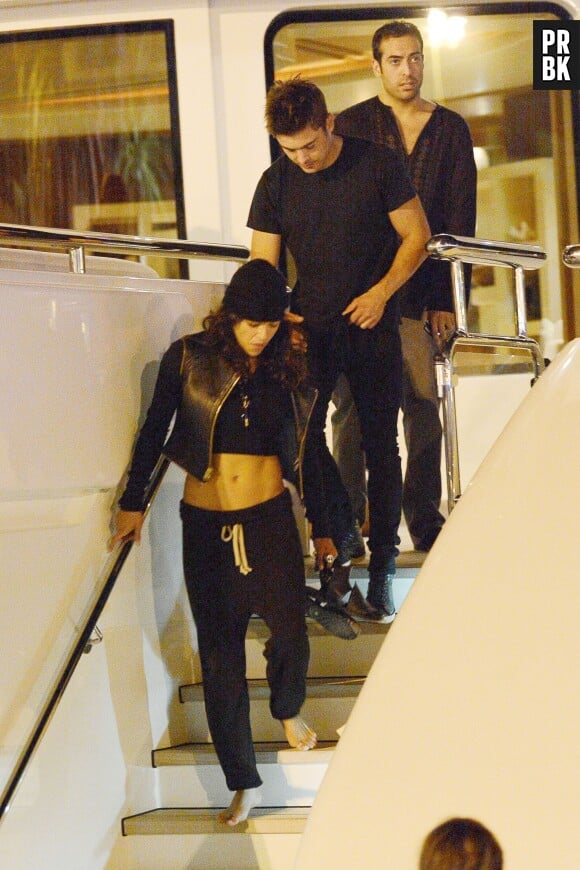 Zac Efron et Michelle Rodriguez se sont rendus à Ibiza, le 1er août 2014