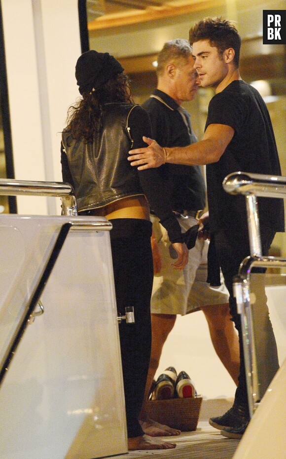 Zac Efron et Michelle Rodriguez à Ibiza, le 1er août 2014
