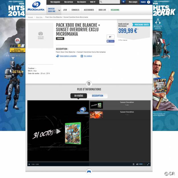 Une Xbox One blanche vendue chez Micromania ?