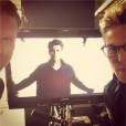 Matt Davis, Zach Roerig et Paul Wesley lors d'une séance photo pour la saison 6 de Vampire Diaries