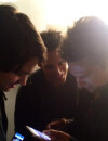 Streven R. McQueen, Michael Trevino et Zach Roerig lors d'une séance photo pour la saison 6 de Vampire Diaries
