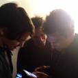 Streven R. McQueen, Michael Trevino et Zach Roerig lors d'une séance photo pour la saison 6 de Vampire Diaries
