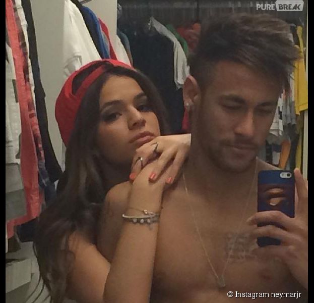Neymar et Bruna Marquezine en mode selfie sur Instagram apr&egrave;s une victoire du Br&eacute;sil au Mondial 2014