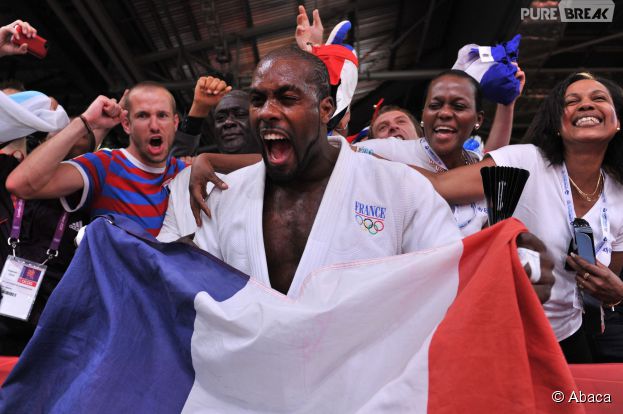 Teddy Riner champion du monde de judo pour la 7e fois (ici, en 2012 aux JO de Londres)